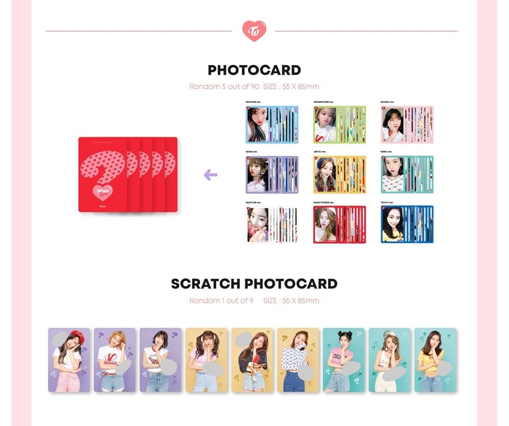 TWICE - WHAT IS LOVE? [B ver.] (5th Mini Album) CD+